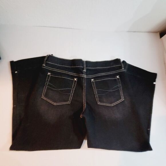 White House Black Market Black Pedal Pushers Capri's Size:6 - Picture 5 of 13